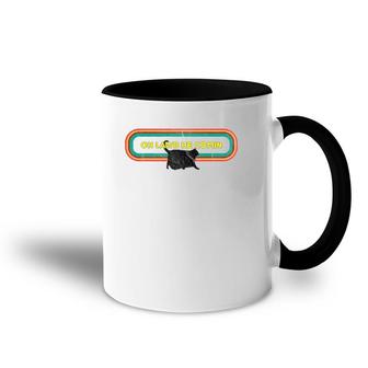 Oh Lawd He Comin Chonk Cat Meme Cat Lover Design Accent Mug | Mazezy