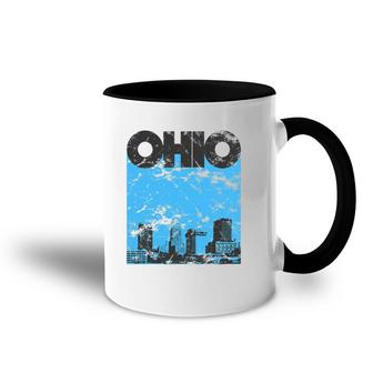Ohio Vintage 70S Style Skyline Accent Mug | Mazezy