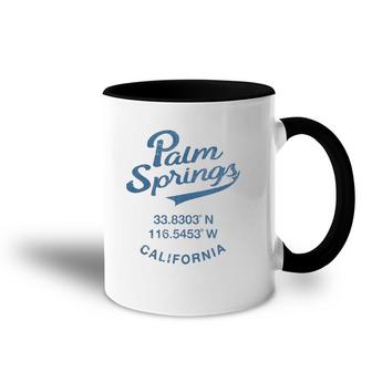 Palm Springs Retro California Vintage Accent Mug | Mazezy