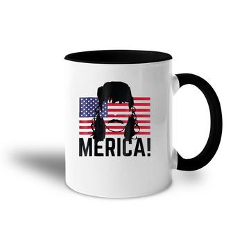 Patriotic Usa Mullet - 4Th 'Merica America Accent Mug | Mazezy