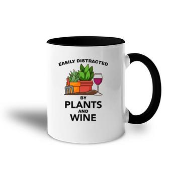 Plant Lover Women Red Wine Gardening Florist House Plants Accent Mug | Mazezy