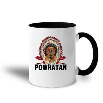 Powhatan Tribe Native American Powhatan Heritage Related Accent Mug | Mazezy