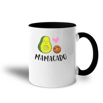 Pregnancy Announcement Avocado Mamacado Accent Mug | Mazezy