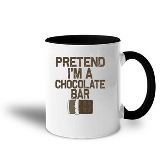 Pretend I'm A Chocolate Bar Halloween Costume Accent Mug | Mazezy