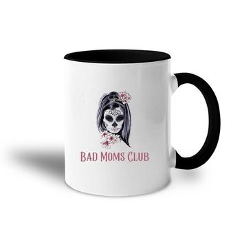 Proud Member Of The Bad Moms Club Mother's Day Skull Accent Mug | Mazezy