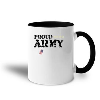 Proud US Army Mother American Military Family Mom Gift Accent Mug | Mazezy