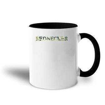 Rednecker For Country Folk Green Camouflage Accent Mug | Mazezy