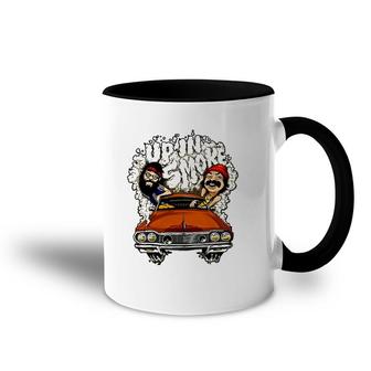 Retro Cheechs Smiling Arts Drive Up Classic In Chongs Gift Accent Mug | Mazezy