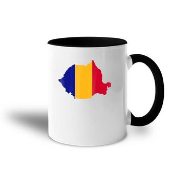 Romania Map Flag Gift Accent Mug | Mazezy
