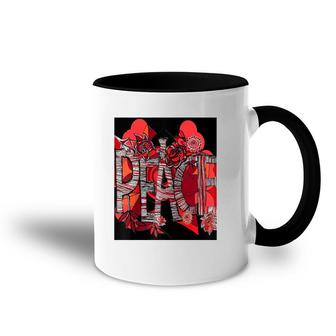 Rosy Peace Art Gift Accent Mug | Mazezy