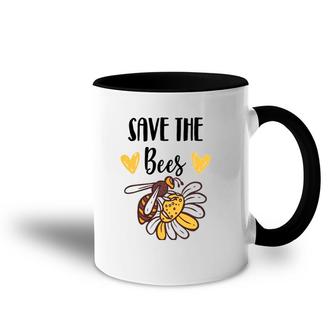 Save The Bees Honey Environmentalist Pullover Accent Mug | Mazezy