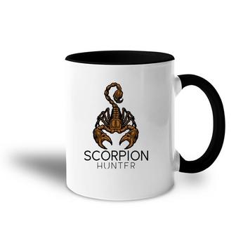 Scorpion Hunter Outdoor Hunting Mens Gift Accent Mug | Mazezy
