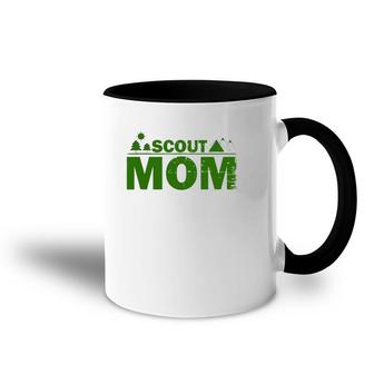 Scout Mom Proud Mother Scouting Scout Gifts Accent Mug | Mazezy