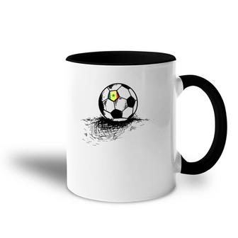 Senegal Soccer Ball Flag Jersey Senegalese Football Accent Mug | Mazezy