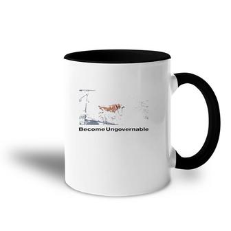 Shitheadsteve Become Ungovernable Meme Lover Gift Accent Mug | Mazezy AU