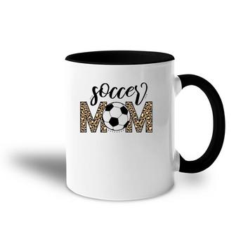 Soccer Mom Women Mothers Sports Ball Field Game Accent Mug | Mazezy