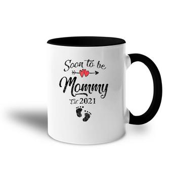 Soon To Be Mommy Mothers Day For Mom Pregnancy Accent Mug | Mazezy