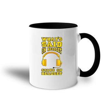 Stage Manager Headset Pun Theater Musical Gift Accent Mug | Mazezy