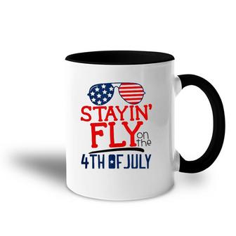 Staying Fly On The 4Th Of July Accent Mug | Mazezy