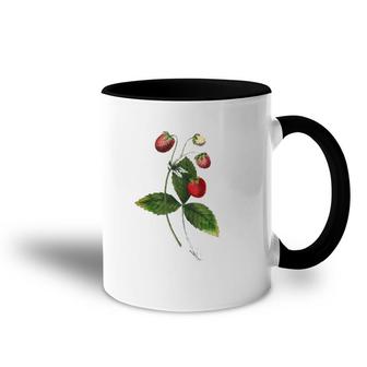 Strawberry Plant Patch Fruit Lover Gift Accent Mug | Mazezy CA