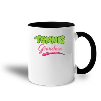 Tennis Grandma For Nana Granny Best Tennis Player Mom Accent Mug | Mazezy