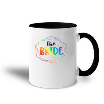 The Bride Gay Lesbian Bachelorette Party Diamond Wedding Accent Mug | Mazezy