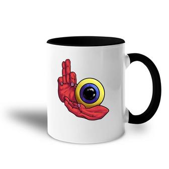 The Eye Of The Beholder Accent Mug | Mazezy