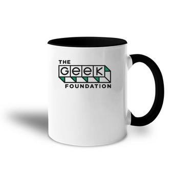The Geek Foundation Techie Gift Green Accent Mug | Mazezy