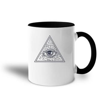 The Magic All Seeing Eye Accent Mug | Mazezy