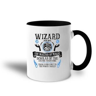The Wizard Fantasy Rpg Tabletop Rpg Ttrpg D20 Ver2 Accent Mug | Mazezy
