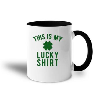 This Is My Lucky St Paddy's Day Accent Mug | Mazezy