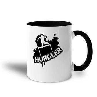 Track And Field Hurdler Accent Mug | Mazezy