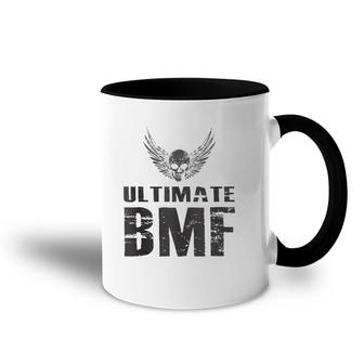Ultimate Skull And Wings Bmf Bad Mother Martial Arts Tops Accent Mug | Mazezy