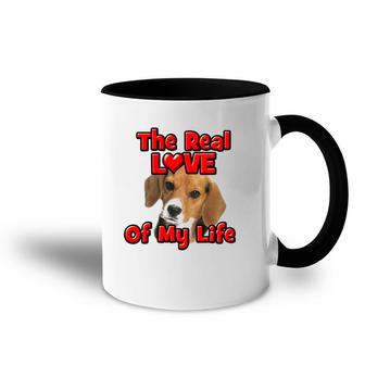 Valentine's Day Gift For Beagle Dog Lovers & Owners Accent Mug | Mazezy