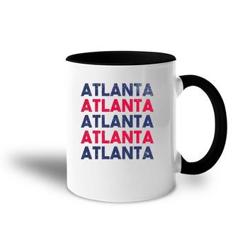 Vintage Atlanta 80S Retro Style Accent Mug | Mazezy
