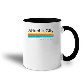 Vintage Atlantic City Nj Retro Design Accent Mug | Mazezy