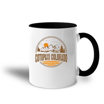 Vintage Cotopaxi, Colorado Mountain Hiking Souvenir Print Accent Mug | Mazezy