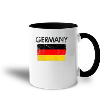 Vintage Germany German Flag Pride Gift Premium Accent Mug | Mazezy