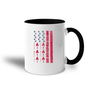 Vintage Masonryamerican Pride Flag Gift Idea Accent Mug | Mazezy
