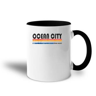 Vintage Retro 70'S 80'S Ocean City Nj Accent Mug | Mazezy