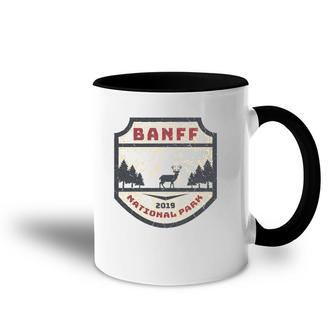 Vintage Retro Canadian Banff National Parks Souvenir Design Accent Mug | Mazezy