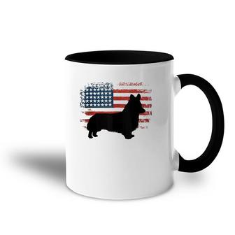 Welsh Corgi American Flag 4Th Of July Dog Patriotic Accent Mug | Mazezy