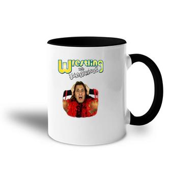 Wrestling With Joeylicious Face Accent Mug | Mazezy