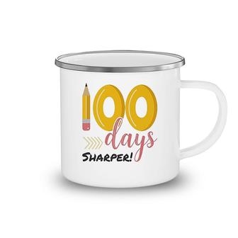 100 Days Sharper 100th Day Of School Camping Mug | Mazezy