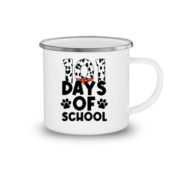 101 Days Of School Dalmatian Dog Camping Mug | Mazezy