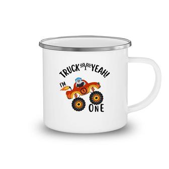 1St Birthday Truck Yeah One Year Old Cool Art Camping Mug - Seseable