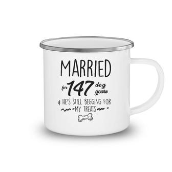 21 Year Anniversary Gift 21St Wedding Anniversary For Her Camping Mug | Mazezy