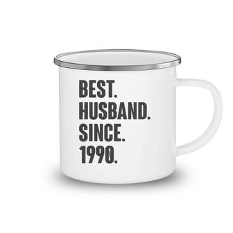 32Nd Wedding Aniversary Gift For Him Best Husband Since 1990 Ver2 Camping Mug | Mazezy