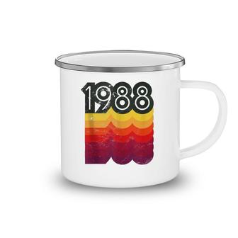 33Rd Birthday Vintage Retro 80S Style 1988 Tank Top Camping Mug | Mazezy