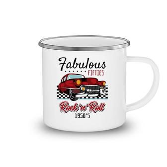 50S Rockabilly Vintage 1950S Clothing For Women Men Camping Mug | Mazezy